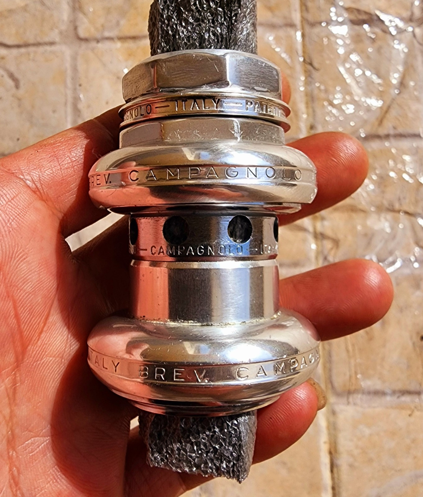 Canpagnolo Super Record Headset Italian Threaded 25.4 X 24F