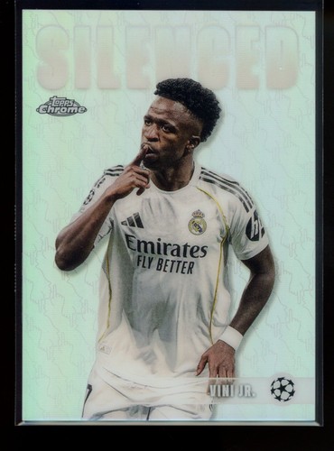 2025-26 Topps Chrome UEFA Club Competitions #SHH-8 Vini Jr. Silenced