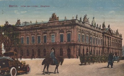 Old Postcard Berlin Unter Den Linden Zeughaus 1918