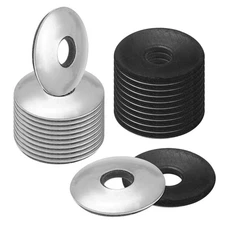 50-Pack EPDM Bonded Sealing Rubber Washers 304 Stainless Steel 5/16" x 1"OD N...