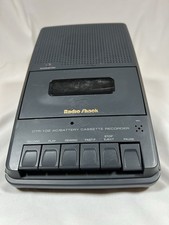 Vintage Portable Cassette Tape Recorder Radio Shack CTR-102 Tested