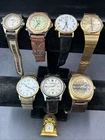 Timex Lot Of 8 Mens Vintage Wrist Watches Mechanical Quartz Analog Indiglo +More