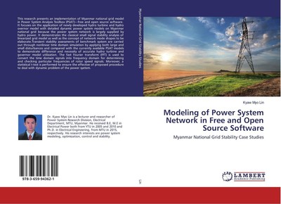Modeling of Power System Network in Free and Open Source Software Kyaw Myo Lin