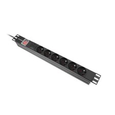 Multiprise Rack PDU 19 1U 16A 6x 230v PDU-06E-0200-IEC-BK