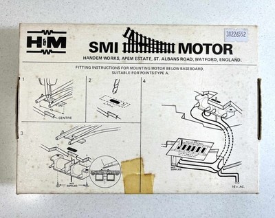 HAMMANT & MORGAN (H&M) SMI ELECTRIC POINT MOTOR x6 BOXED, NEW/OLD - NEVER USED