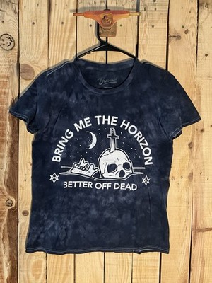 Bring Me The Horizon Better Off Dead Blue Tie Dye Shirt Bravado Men s XS