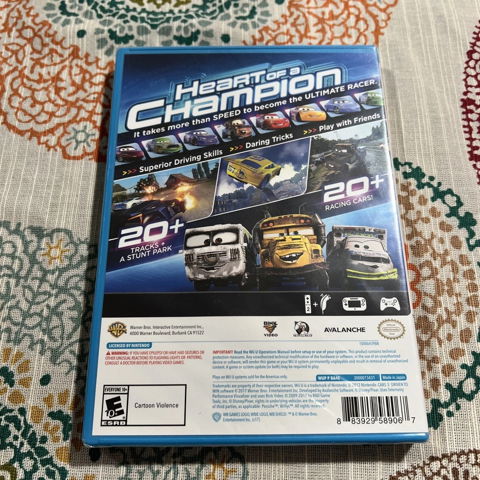 Cars 3: Driven to Win(任天堂 Wii U,2017) — 第 2/4 张图片