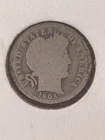 🌴1905 Barber Dime -90% Silver - Could Be A 1905S Can’t Read The Date