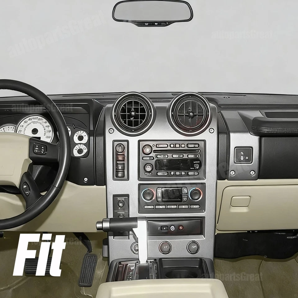 Android 15 Navegación GPS Para 2003-2006 Hummer H2 Apple Carplay Reproductor de Radio Estéreo Foto 3 de 4