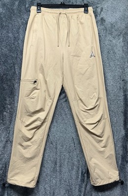 Nike Jordan Mens Size S Beige Essentials Woven Drawstring Pants New (K5)