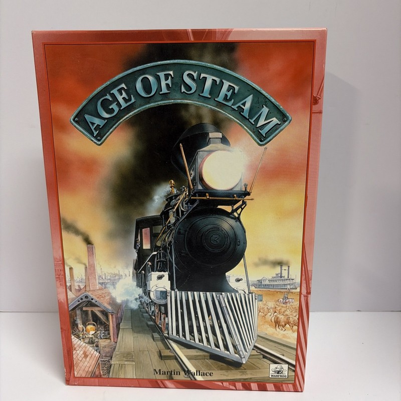 Age of Steam board game, Warfrog Games, Used, Never Played NIB