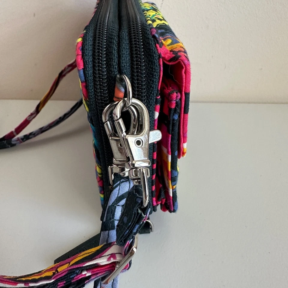 Bandolera Vera Bradley Twilight Paisley Todo en Uno para iPhone 6, 7, 8 Cartera NUEVA Foto 4 de 4