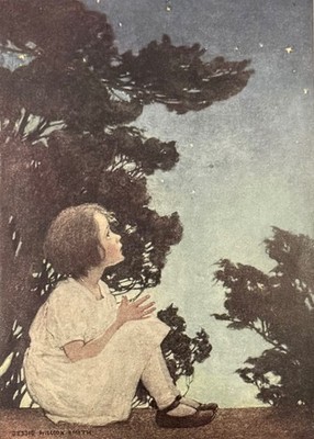 Twinkle, Twinkle, Little Star. JESSIE WILLCOX SMITH 10 by 14'' color 1988 print