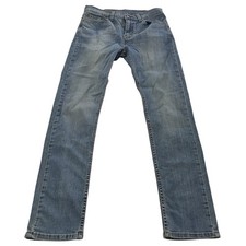 Levis Jeans Mens 32x32 Blue 510 Skinny Fit Denim Casual Faded