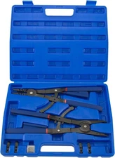 16" Snap Ring Plier Set, 2 Piece | External and Internal Pliers | Straight, 45°