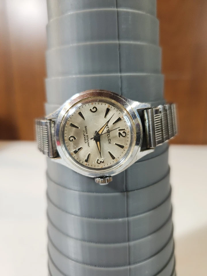 Reloj Pulsera WESTCLOX AUTOMÁTICO 17 JOYAS VINTAGE | Autoenrollable, Resistente a los Golpes, Foto 3 de 4