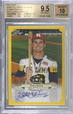 2011 Leaf US Army All-American Bowl 5/25 Bubba Starling #BS-2 BGS 9.5 Auto u2h