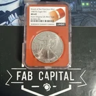 1987 (S) Silver Eagle NGC MS69 - Original US Mint Orange Tube