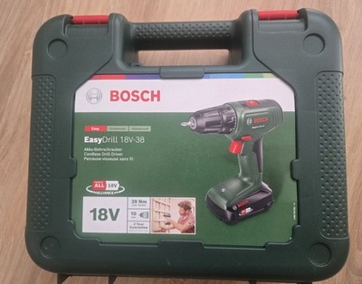 Nagelneu Iin Ungeöffnete OVP Bosch Easy Drill 18V-38 mit 1 x 2.0Ah Akku