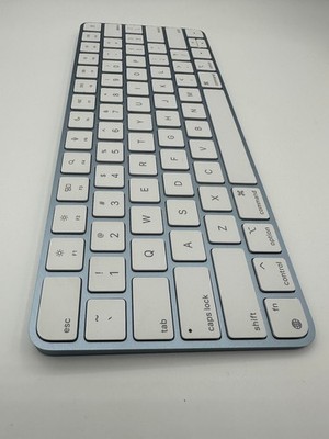 Apple Magic Keyboard Model A2450 BLUE / WHITE with cable charging