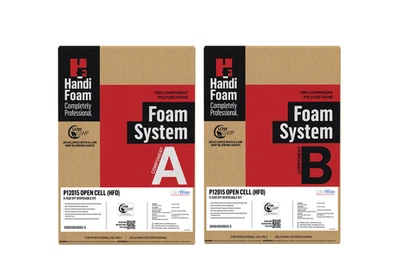 HANDI-FOAM Acoustical Expanding Spray Foam Kit, Open Cell, 1550 bf, Free Shipping!