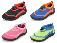 BOYS GIRLS AQUA WET SHOES BEACH SURF WATER SOCKS SHOES SWIMMING BEACH KIDS SIZE