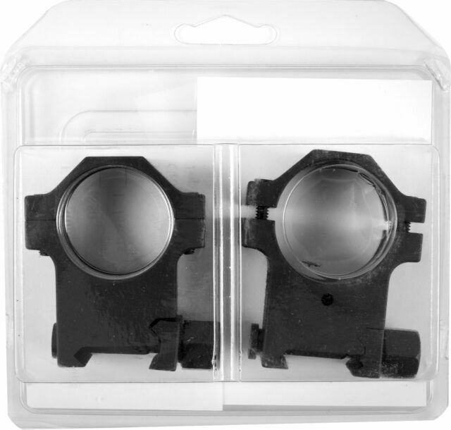 EGW 30mm Tactical Aluminum Scope Mount Rings Black 0.990in High 61101