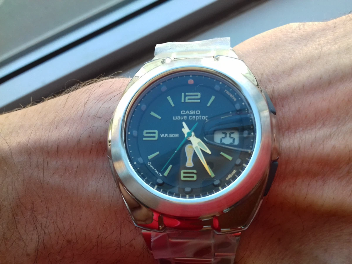 Casio Vintage Collection WVQ 201HWCE 1BVER Wave Ceptor Watch NOS Limited Montre