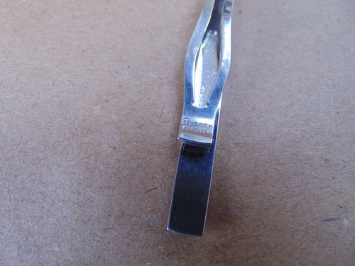 EXCELLENT BEAUTIFUL STERLING SILVER TIE / MONEY CLIP 1988 - Picture 2 of 10