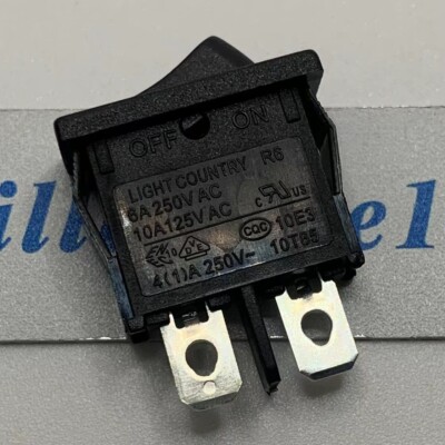 1pc Automatic reset LIGHT COUNTRY R6 Slim Rocker Switch 2 Pins 2 ...