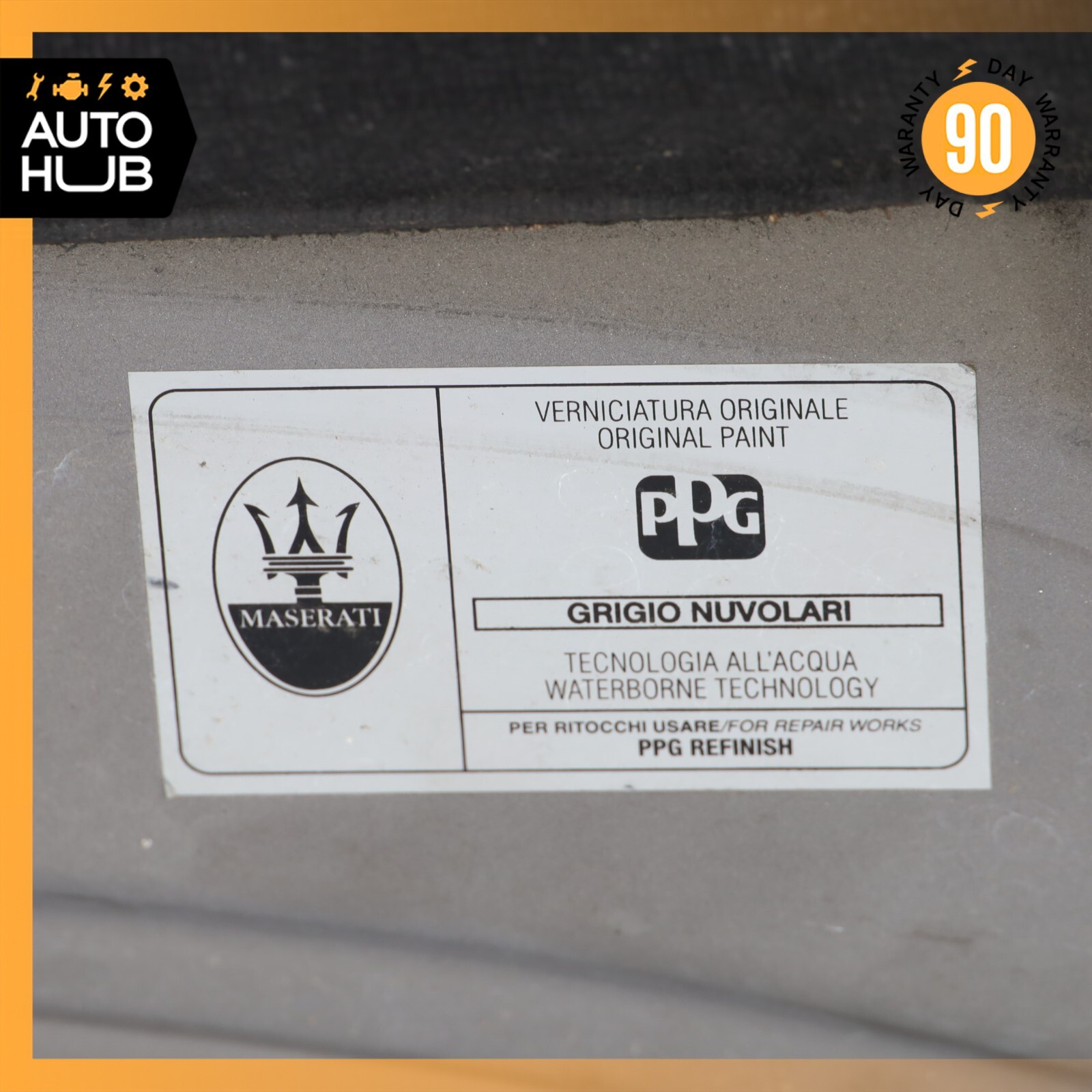 03-13 Maserati Quattroporte M139 Hood Bonnet Cover Panel Assembly Gray OEM