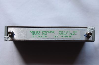 Aeroflex Weinschel Programmable Step Attenuator 26.5 GHz 5 dB step 152T-75 6856