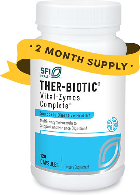 Ther-Biotic Vital-Zymes Complete Digestive Enzymes - Helps Aid Digestion and ...