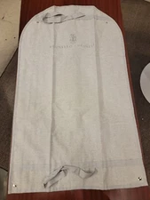 NEW Brunello Cucinelli Linen Cotton Garment Bag Suit Travel 55x90cm or 60x100cm