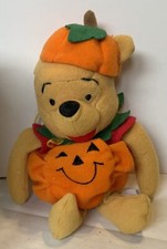 Disney  s Winnie The Pooh PUMPKIN POOH 8  Mini Bean Bag Plush Toy