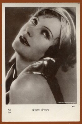 #61271 GRETA GARBO (1905-90) schwedisch-amerikanische Schauspielerin. Vintage Postkarte CE 1930er