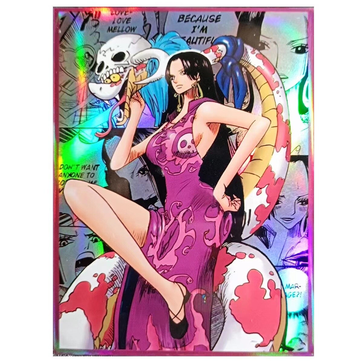 60pcs Trading Card ONE PIECE Perona Boa Hancock OPCG Card Sleeve