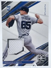 2022 Chronicles - Spencer Strider (RC) #LS-SS  Limited Swatches - Atlanta Braves