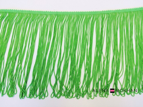 "Lámpara de bucle de borde de cadena verde de 1 yarda 8" para baile disfraz - Imagen 2 de 2