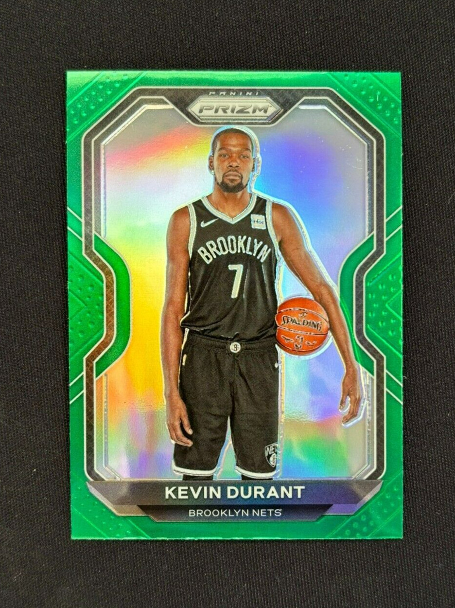 2020-21 Panini PRIZM NBA Kevin Durant Green #81 Brooklyn Nets