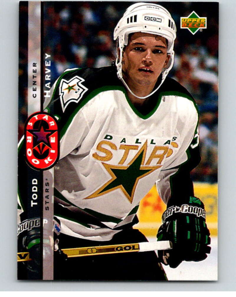 1994-95 Upper Deck #267 Todd Harvey SR RC Rookie Dallas Stars