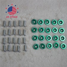 Jdmspeed 20 pcs Billet Aluminum Fender Washer Engine Bay Dress Up Kit Cnc Green
