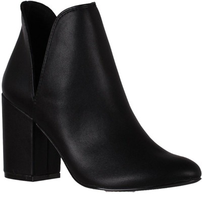 madden girl black slip on shoes