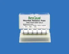 New FG Friction Grip Burs Mounted White Stone Cylinder CY1 Shape Pack /12 Stones