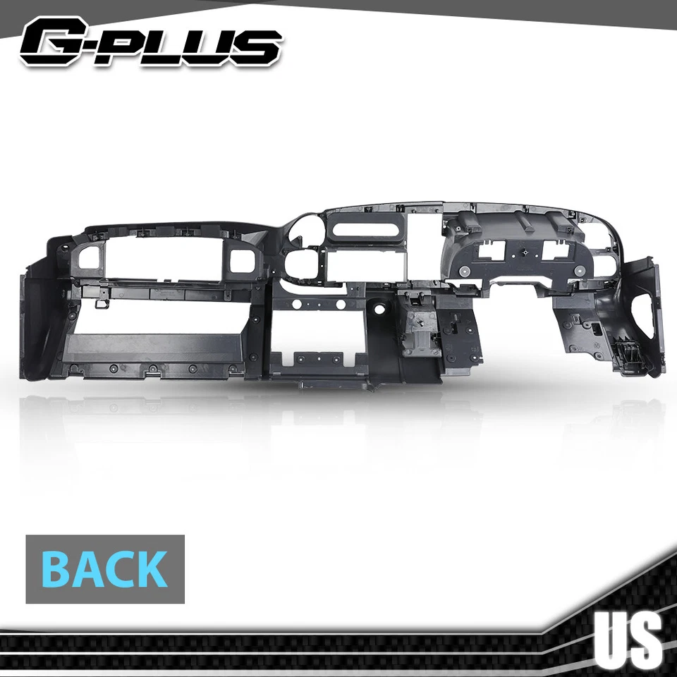 Gray Dash Dashboard Core Structure Frame Single Aux Fit For 1998-2001 Dodge Ram - Image 3 of 4