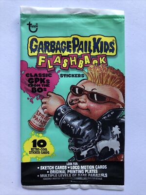 Garbage Pail Kids Topps 2010 Empty Wrapper Packet Flashback Series 1
