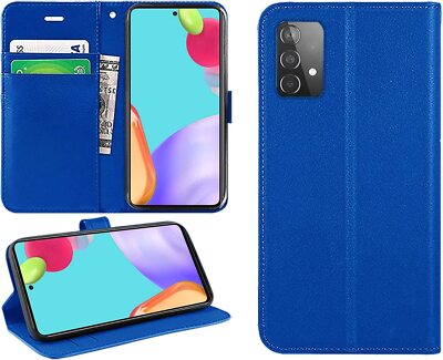 For Samsung Galaxy A52 A52S Phone Case Slim Leather Flip Case Wallet Book  Cover UK