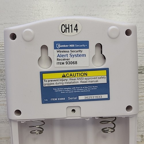Bunker Hill Wireless Driveway Security Alert System Infrared Motion Detector - Picture 5 of 8