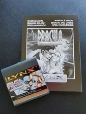 DRACULA  Atari Lynx NEW CARTRIDGE AND MANUAL NO BOX