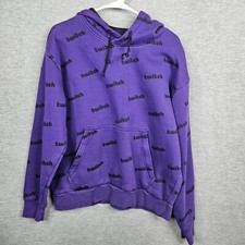 Twitch Logo Print Unisex Adult Long Sleeve Hoodie Size M